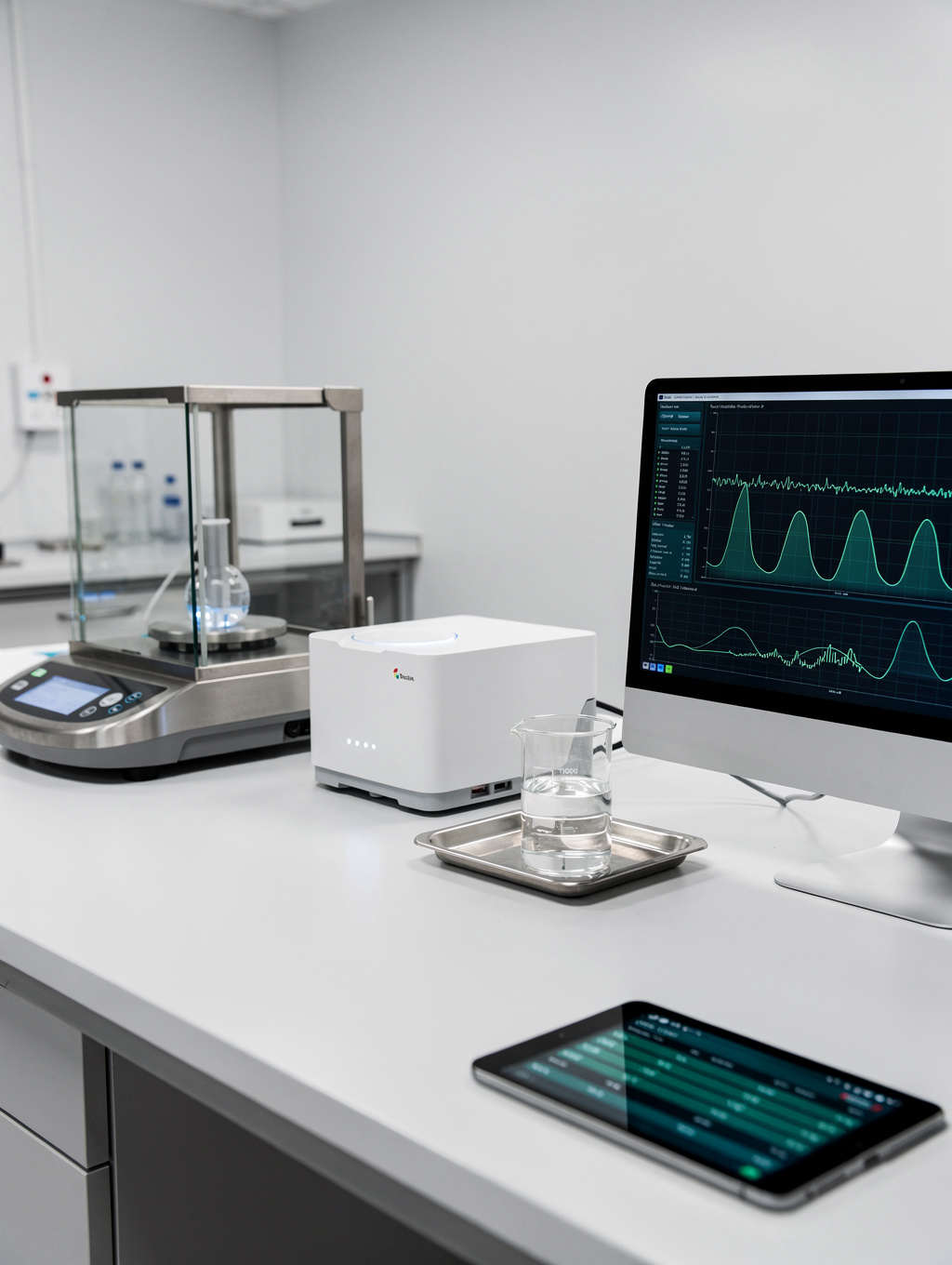 Laboratory glassware and analytical equipment